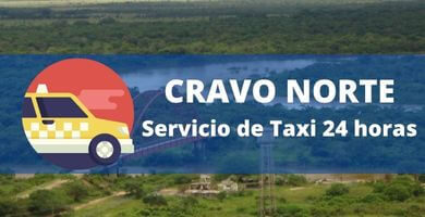Servicio de Taxis cravo norte whatsapp