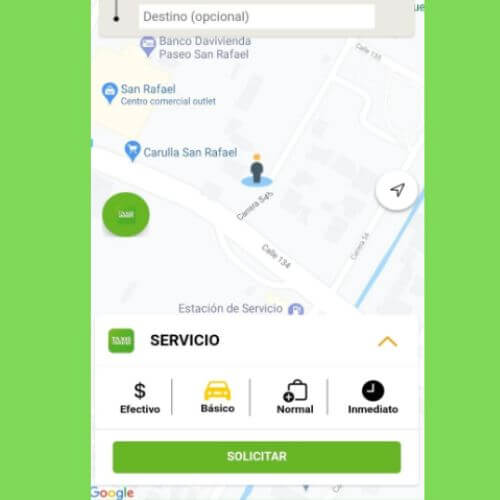 descargar taxis verdes app