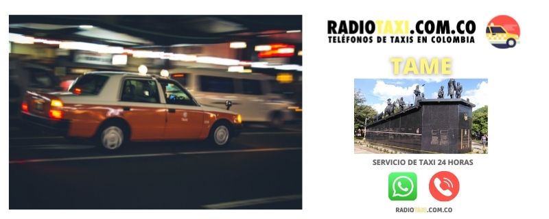 Números de Taxi en Tame 7 taxi telefono tame