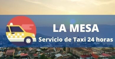 telefono taxi la mesa
